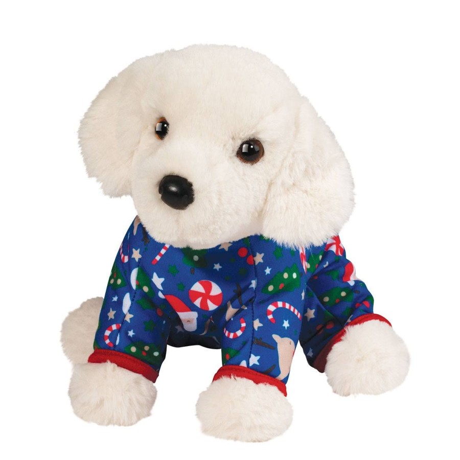 Douglas Cuddle Toys Dogs | White Retriever Medium Pj Pup