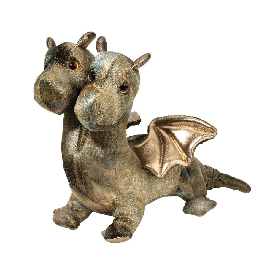 Douglas Cuddle Toys Dragons | Deuce Two-Headed Dragon