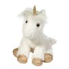 Douglas Cuddle Toys Unicorns & Fantasy Horses | Elodie Soft White Unicorn