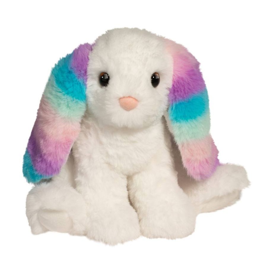 Douglas Cuddle Toys Farm | Livie Rainbow Bunny, Small