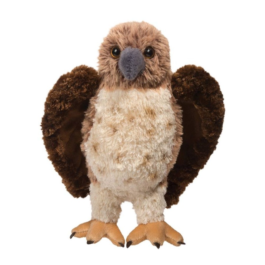 Douglas Cuddle Toys Wildlife | Orion Red-Tailed Hawk