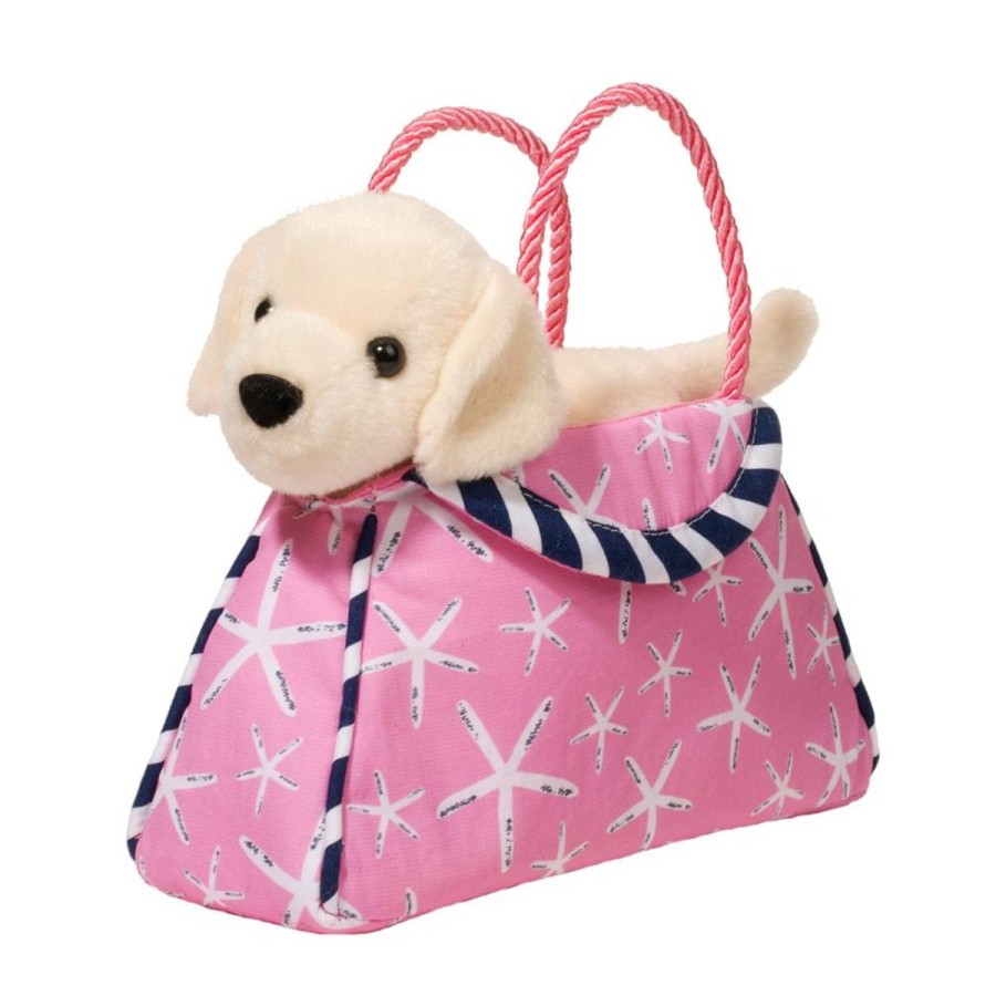 Douglas Cuddle Toys Sassy Pet Saks | Sea Star Sassy Sak With Yellow Lab