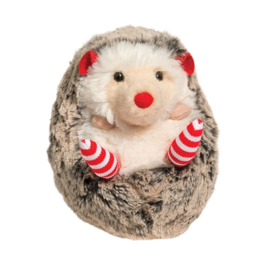 Douglas Cuddle Toys Wildlife | Spunky Holiday Hedgehog With Socks