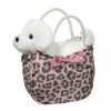 Douglas Cuddle Toys Sassy Pet Saks | Sweet Leopard Sassy Sak With White Dog