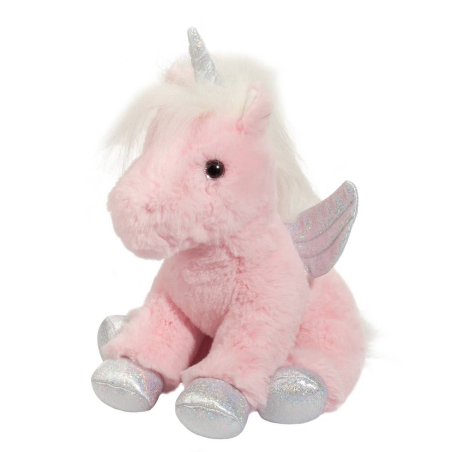 Douglas Cuddle Toys Unicorns & Fantasy Horses | Nella Pink Unicorn