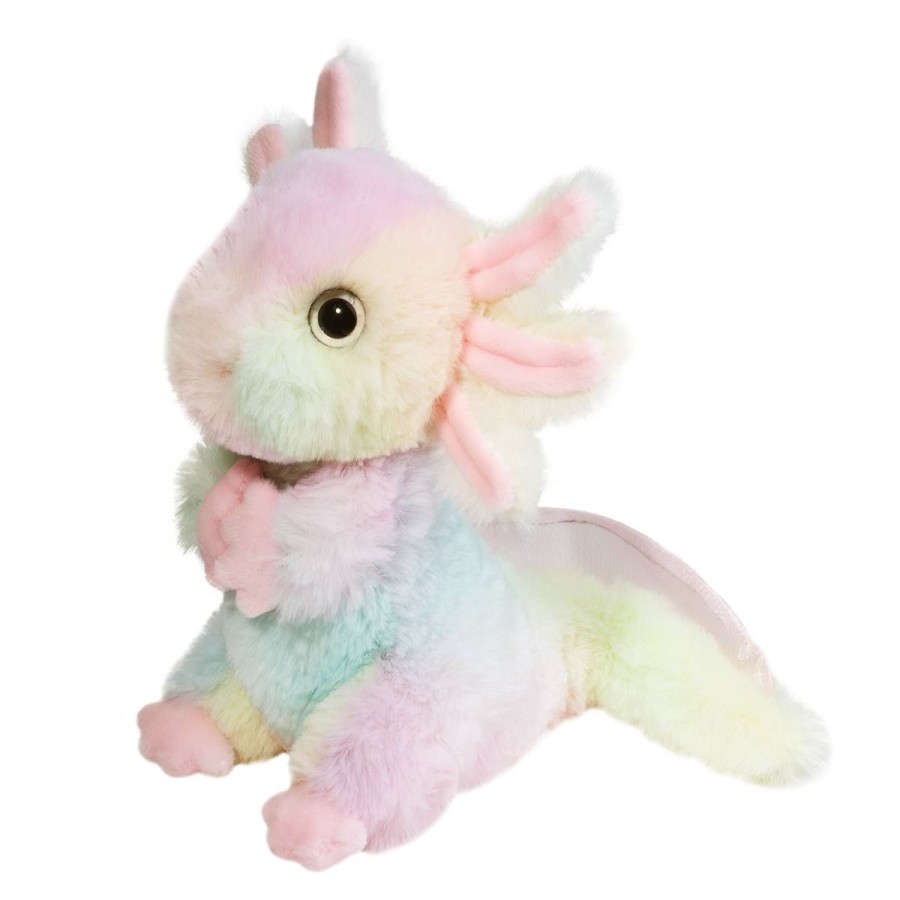 Douglas Cuddle Toys Fantasy Friends | Mini Gillie Soft Axolotl