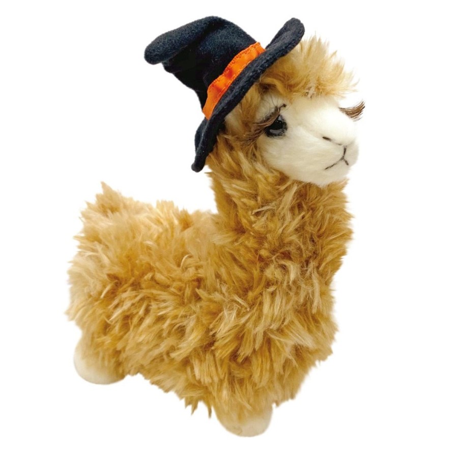 Douglas Cuddle Toys Farm | Halloween Llama With Witch Hat