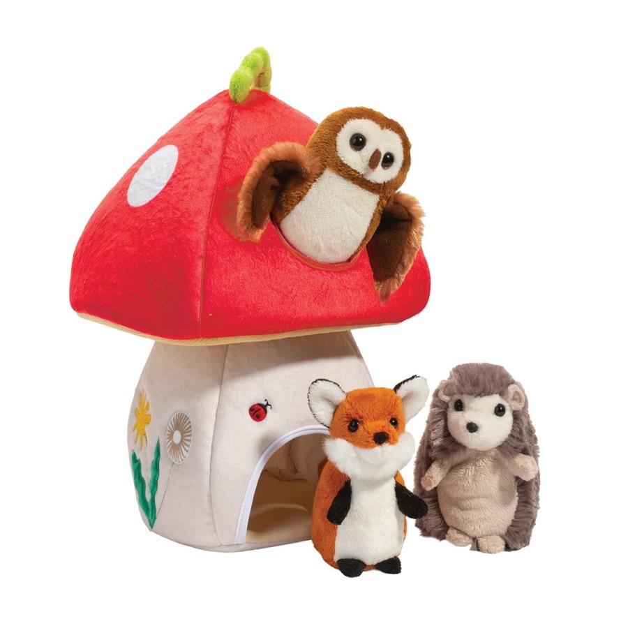 Douglas Cuddle Toys Wildlife | Woodland Mushroom Play Set