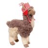 Douglas Cuddle Toys Farm | Zephyr Holiday Llama With Hat