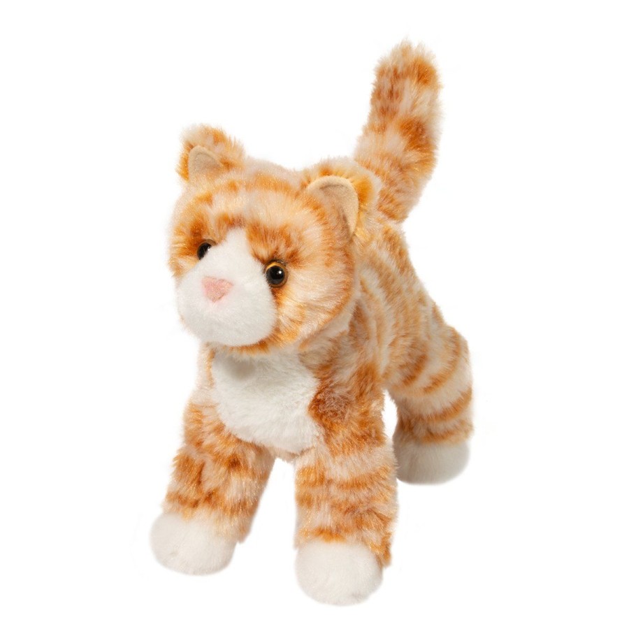 Douglas Cuddle Toys Cats | Hally Orange Striped Cat