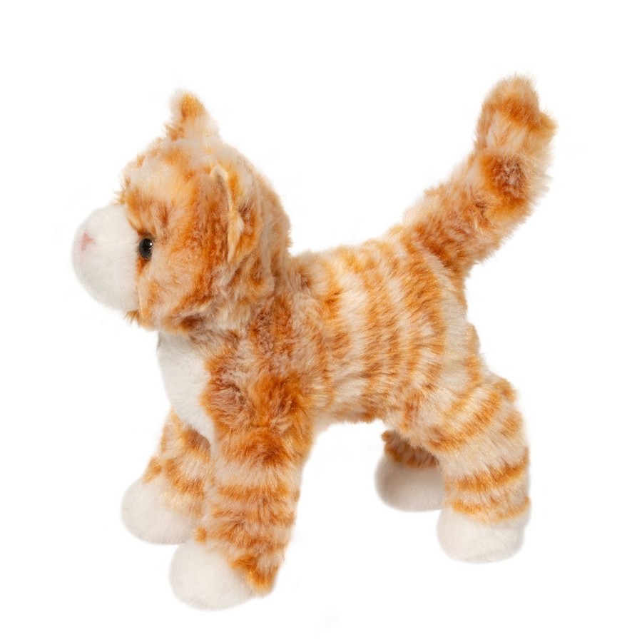 Douglas Cuddle Toys Cats | Hally Orange Striped Cat