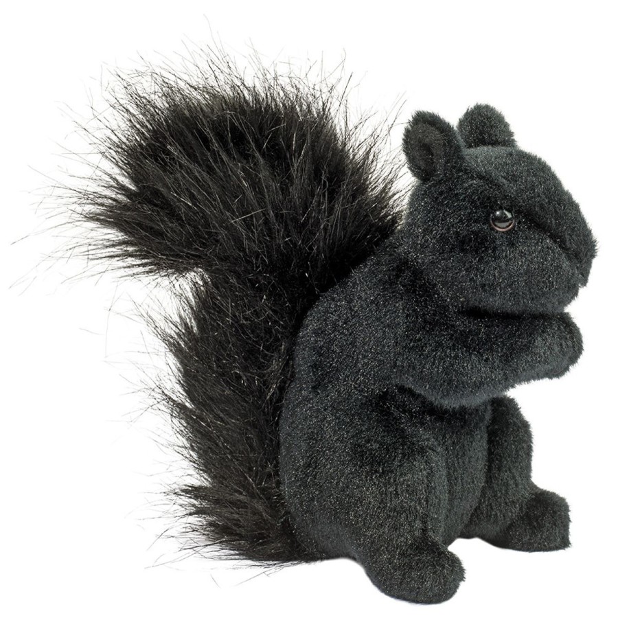 Douglas Cuddle Toys Wildlife | Hi-Wire Black Squirrel