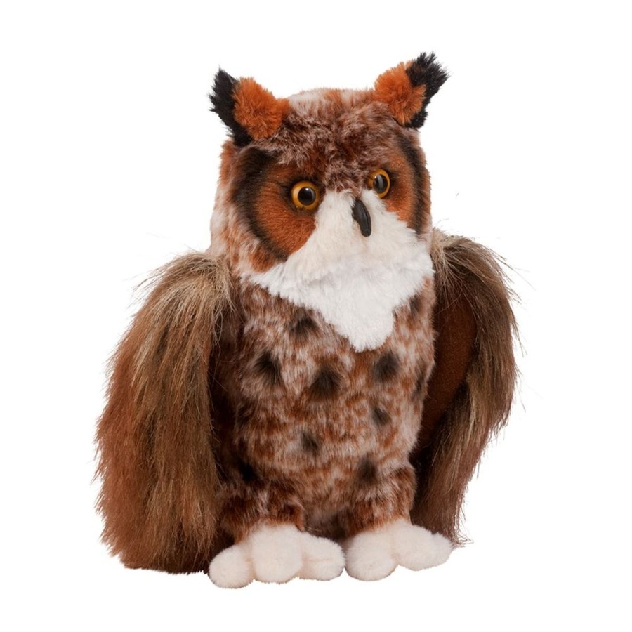 Douglas Cuddle Toys Wildlife | Einstein Great Horned Owl