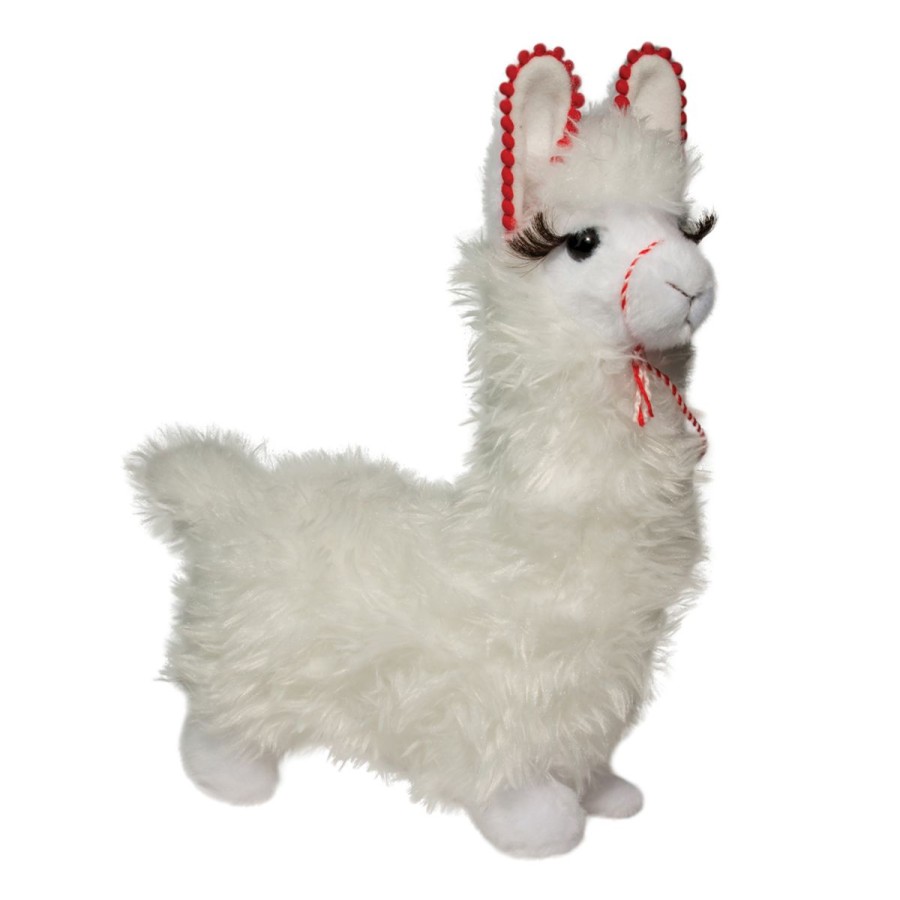 Douglas Cuddle Toys Farm | Storm White Llama, Large