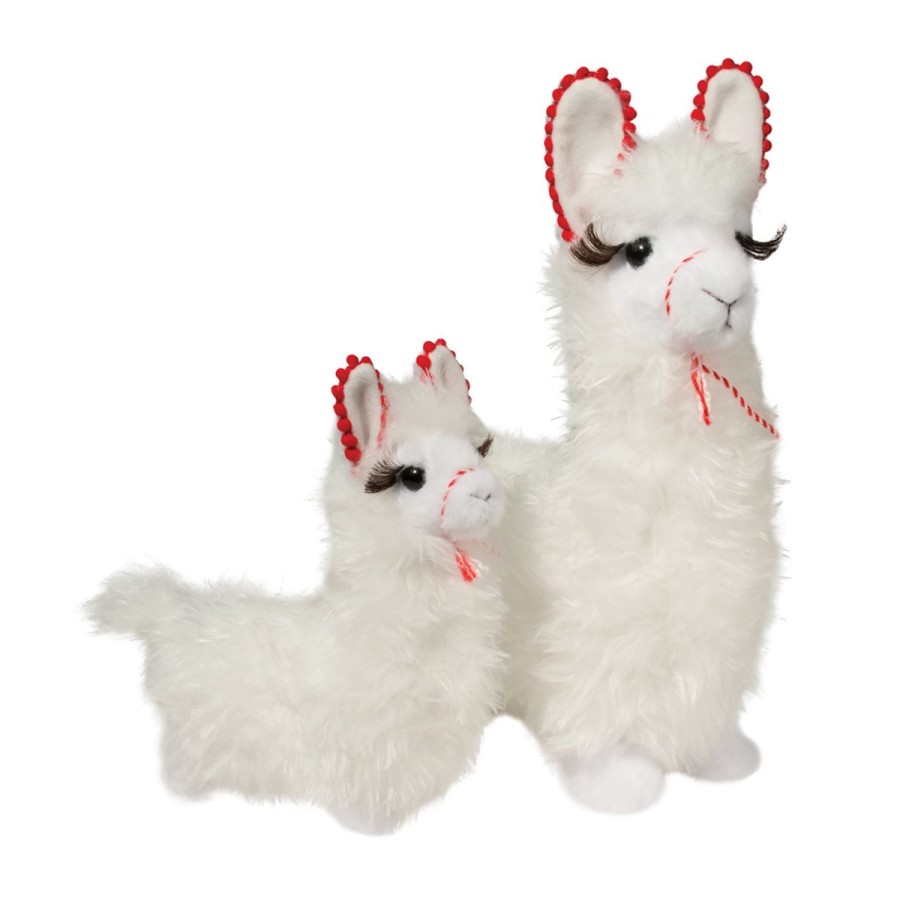 Douglas Cuddle Toys Farm | Storm White Llama, Large