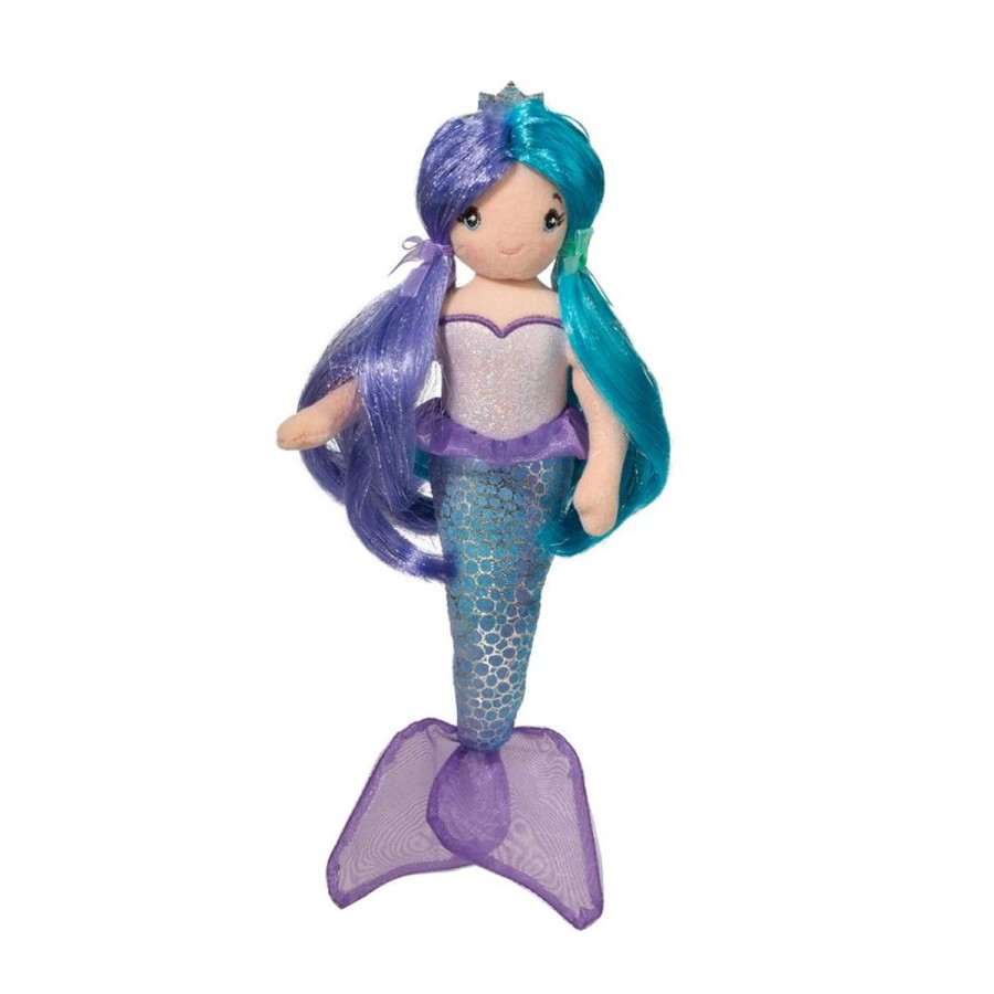 Douglas Cuddle Toys Mermaids | Carly Sea Blue Mermaid