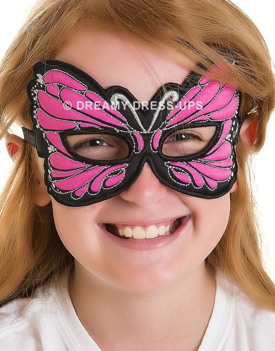 Douglas Cuddle Toys Dreamy Dress-Ups | Pink Monarch Butterfly Fantasy Mask