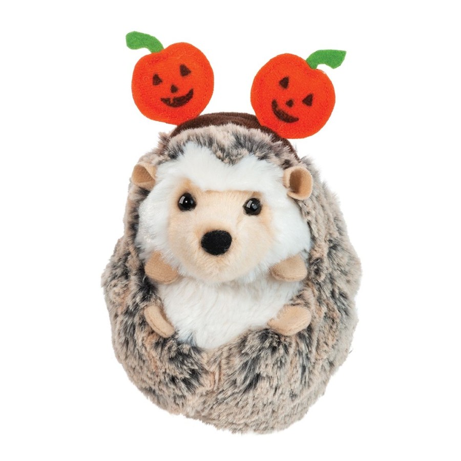 Douglas Cuddle Toys Wildlife | Spunky Hedgehog With Pumpkin Headband