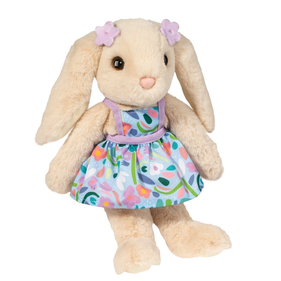 Douglas Cuddle Toys Farm | Pearl Bunny In Dress