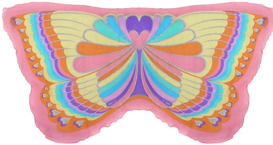 Douglas Cuddle Toys Dreamy Dress-Ups | Pink Rainbow Butterfly Fantasy Wings