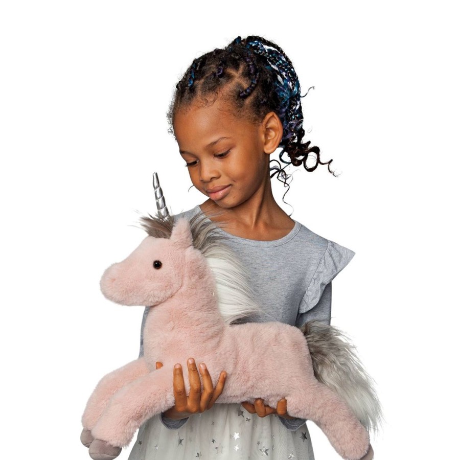 Douglas Cuddle Toys Unicorns & Fantasy Horses | Esme Mauve Unicorn, Large