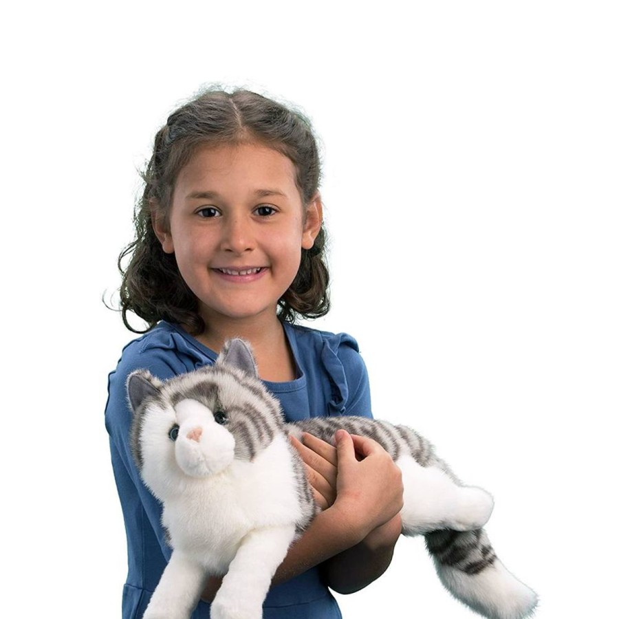 Douglas Cuddle Toys Cats | Smokey Gray Cat