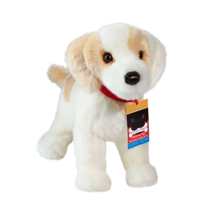 Douglas Cuddle Toys Dogs | Gemma Cream Lab Mix Rescue Pup