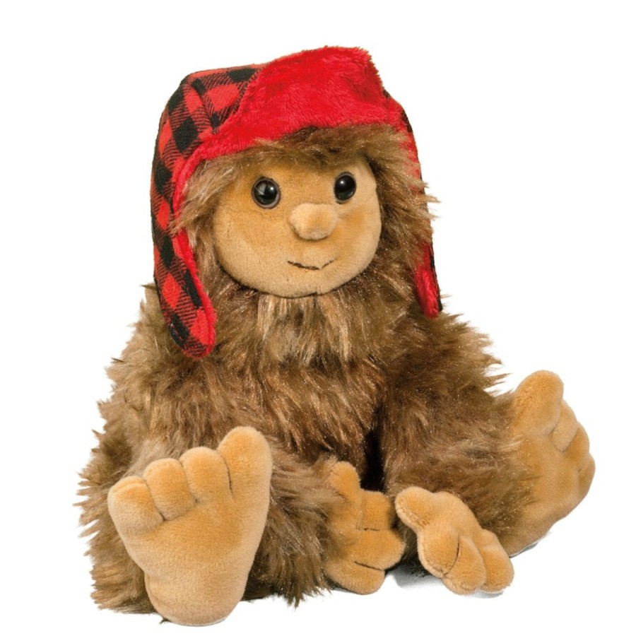 Douglas Cuddle Toys Fantasy Friends | Sasquatch With Bomber Hat