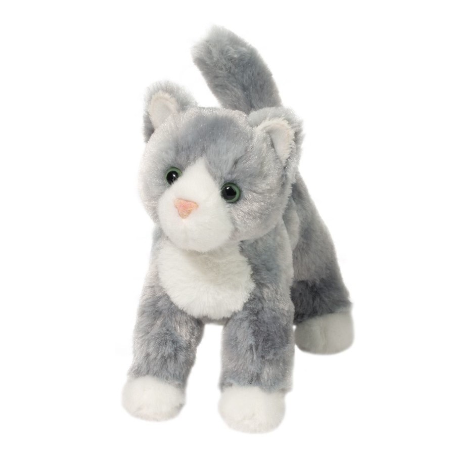 Douglas Cuddle Toys Cats | Scatter Gray Cat