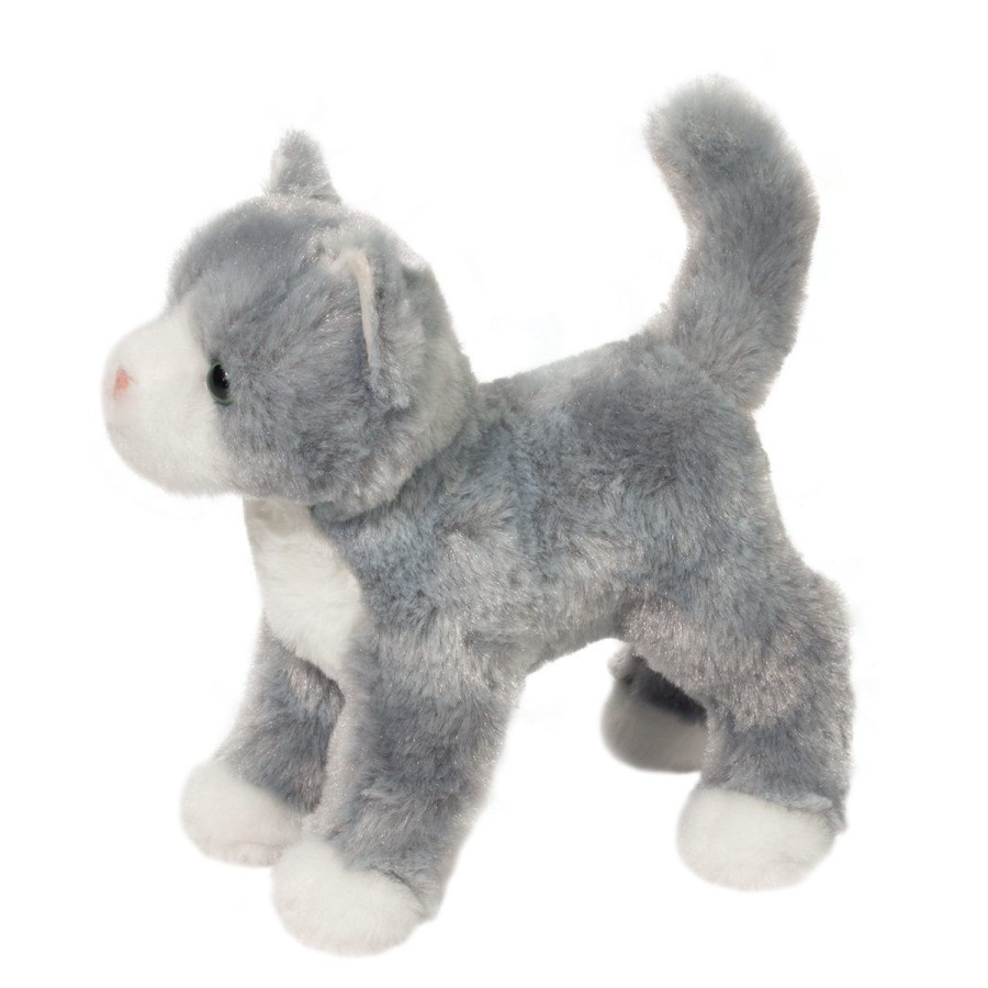 Douglas Cuddle Toys Cats | Scatter Gray Cat