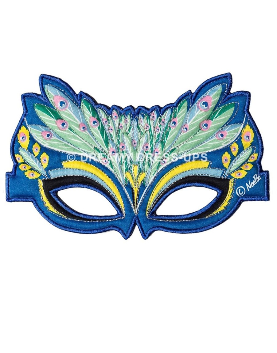 Douglas Cuddle Toys Dreamy Dress-Ups | Blue Peacock Fantasy Mask