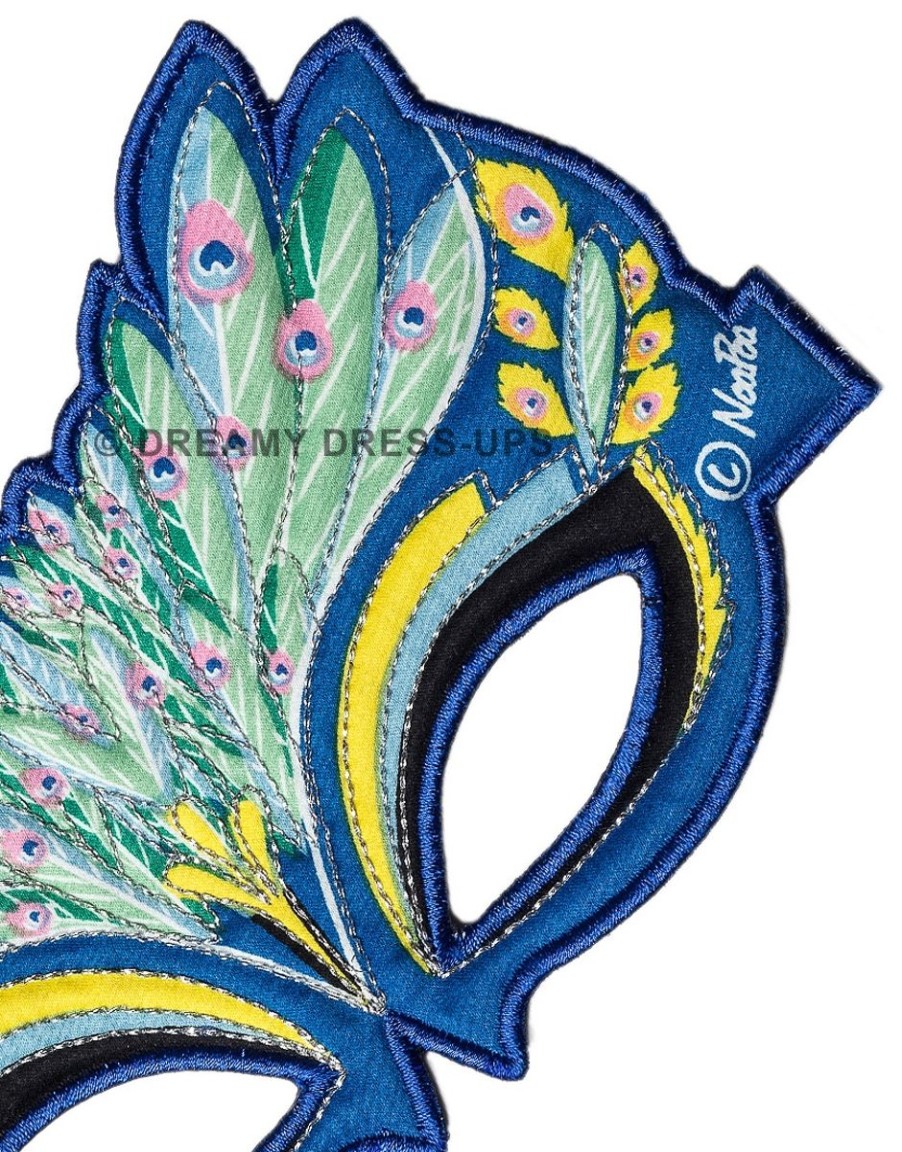 Douglas Cuddle Toys Dreamy Dress-Ups | Blue Peacock Fantasy Mask