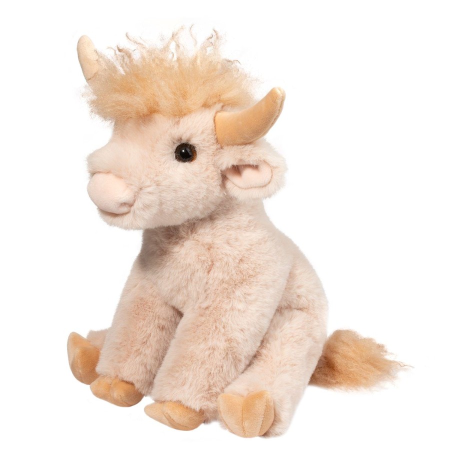 Douglas Cuddle Toys Farm | Laddie Soft Cream Highland Cow