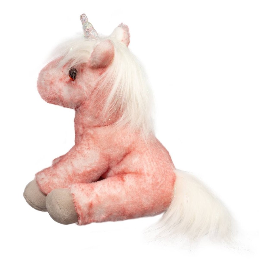 Douglas Cuddle Toys Unicorns & Fantasy Horses | Mini Hallie Soft Pink Unicorn