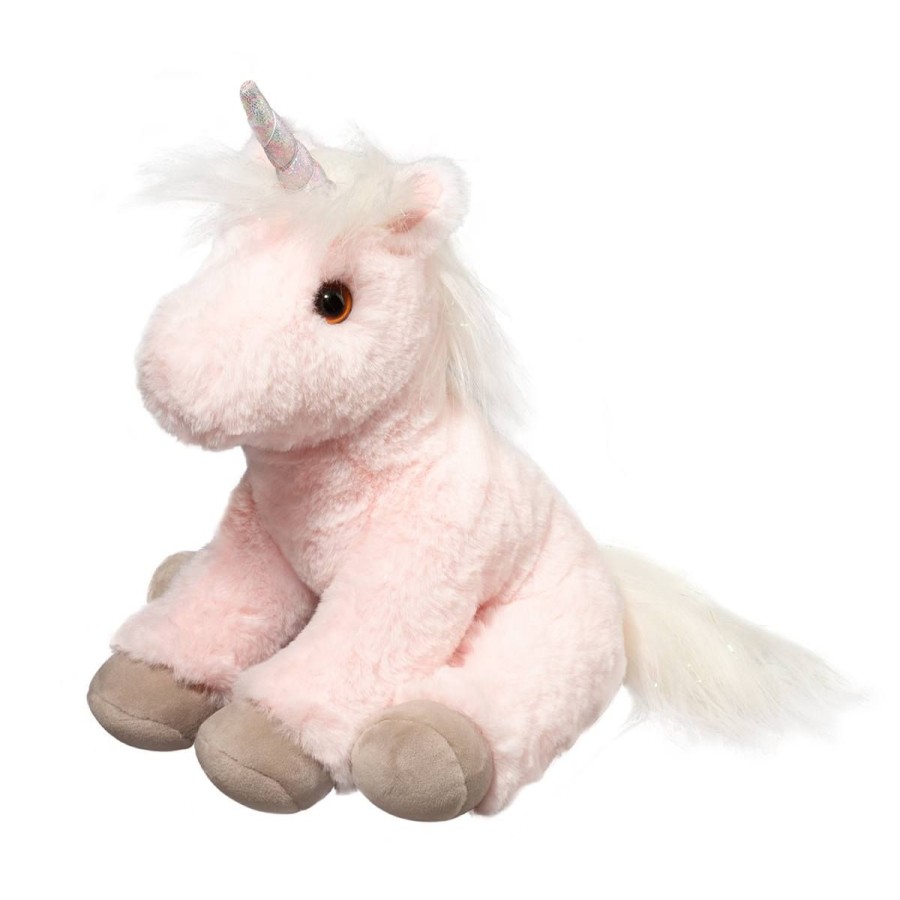 Douglas Cuddle Toys Unicorns & Fantasy Horses | Lexie Soft Ice Pink Unicorn