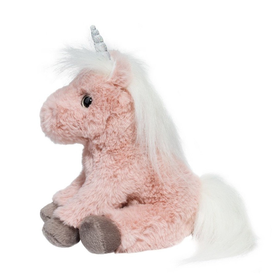 Douglas Cuddle Toys Unicorns & Fantasy Horses | Mini Melodie Soft Pink Unicorn