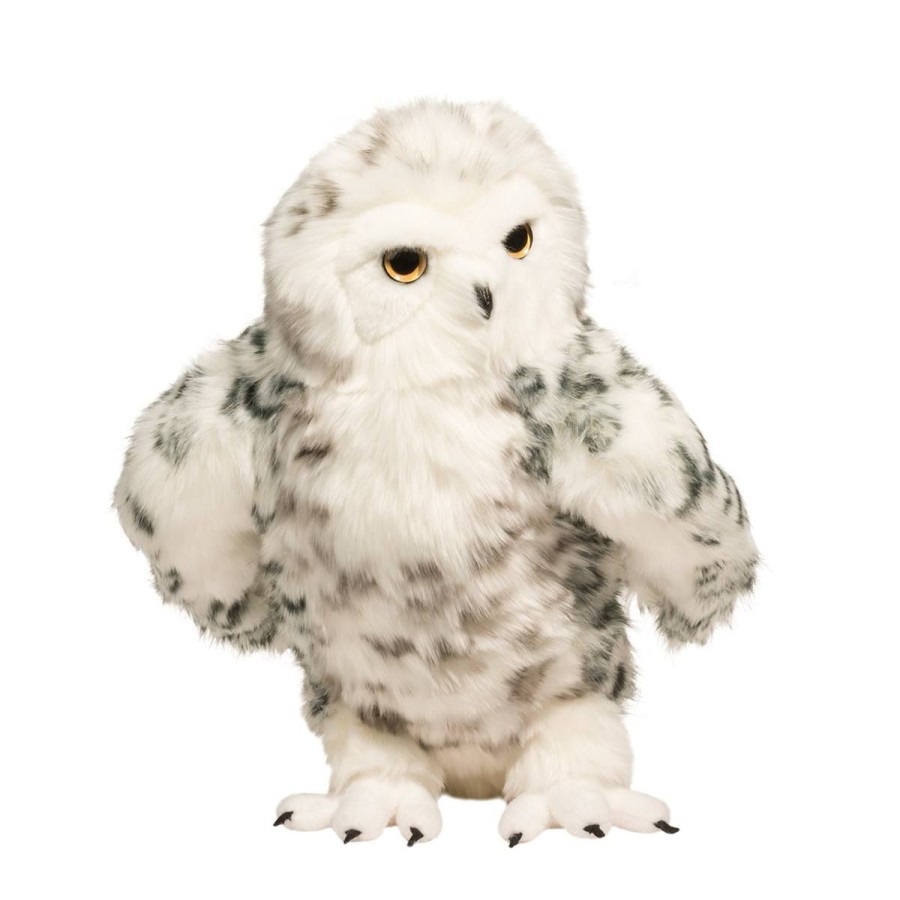 Douglas Cuddle Toys Dlux | Shimmer White Owl