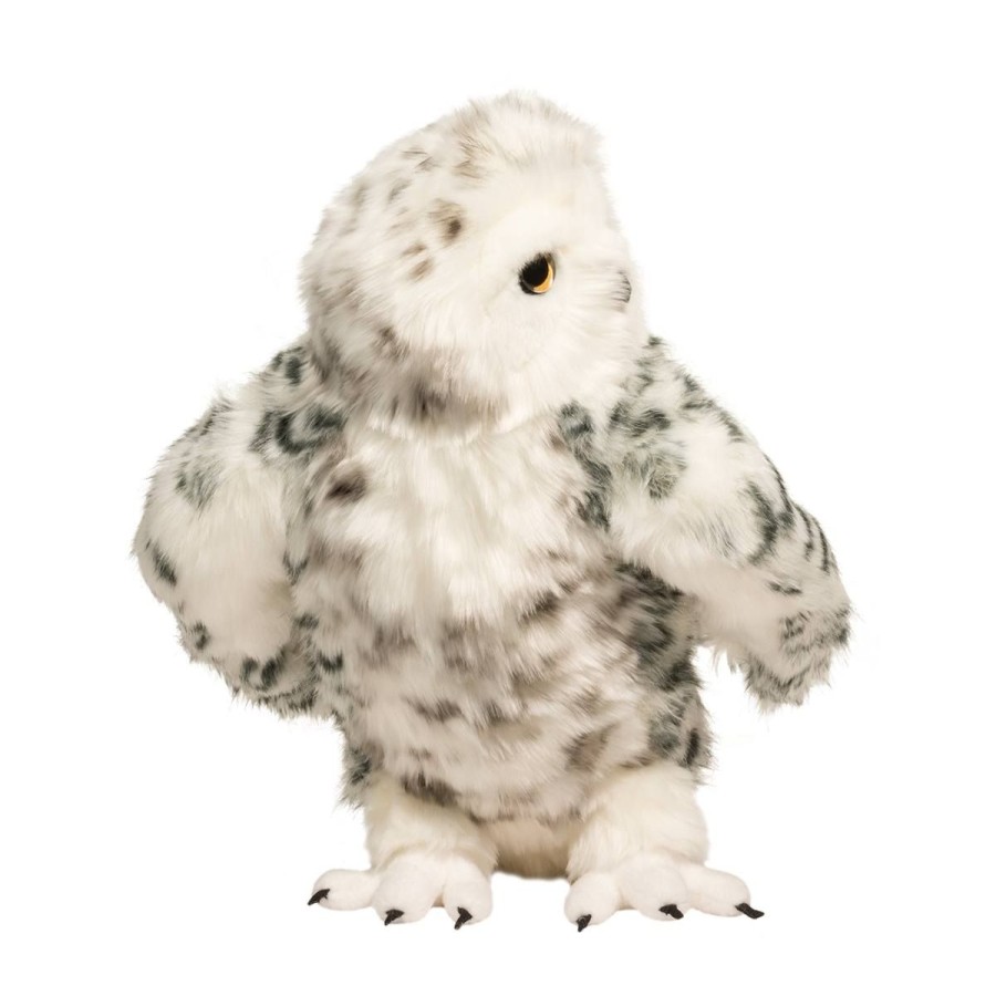 Douglas Cuddle Toys Dlux | Shimmer White Owl