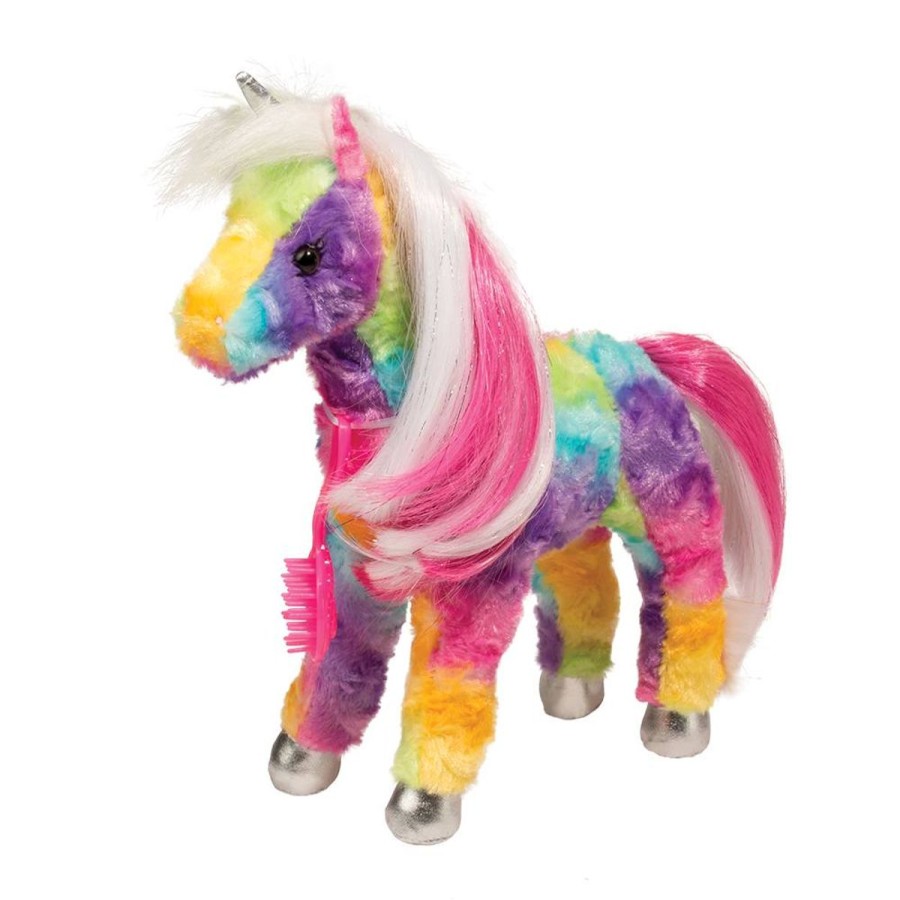 Douglas Cuddle Toys Unicorns & Fantasy Horses | Jacinta Rainbow Princess Unicorn