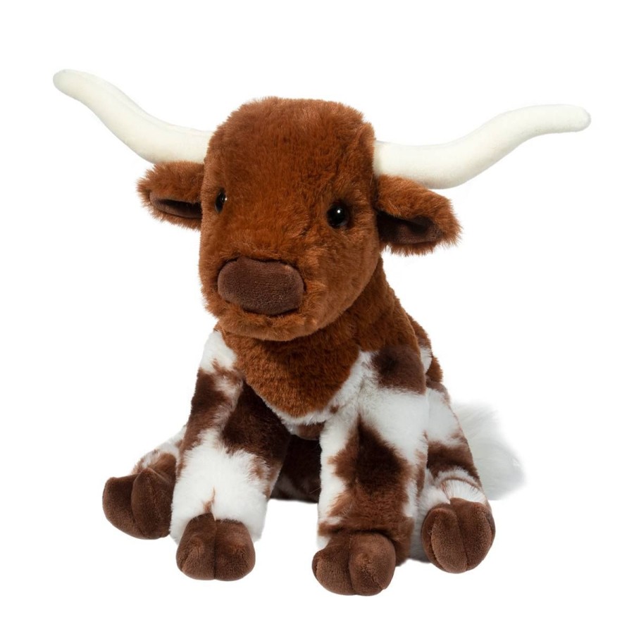 Douglas Cuddle Toys Farm | Bixbie Soft Texas Longhorn Bull