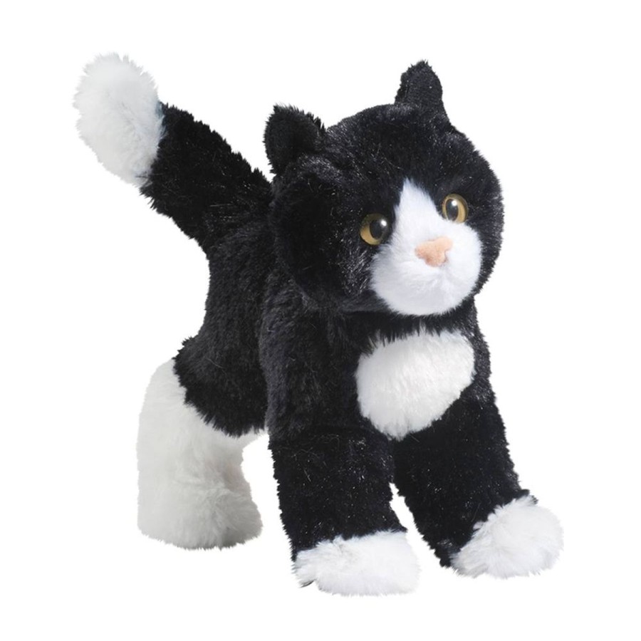 Douglas Cuddle Toys Cats | Snippy Black & White Cat