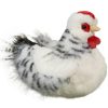 Douglas Cuddle Toys Farm | Salty Black & White Hen