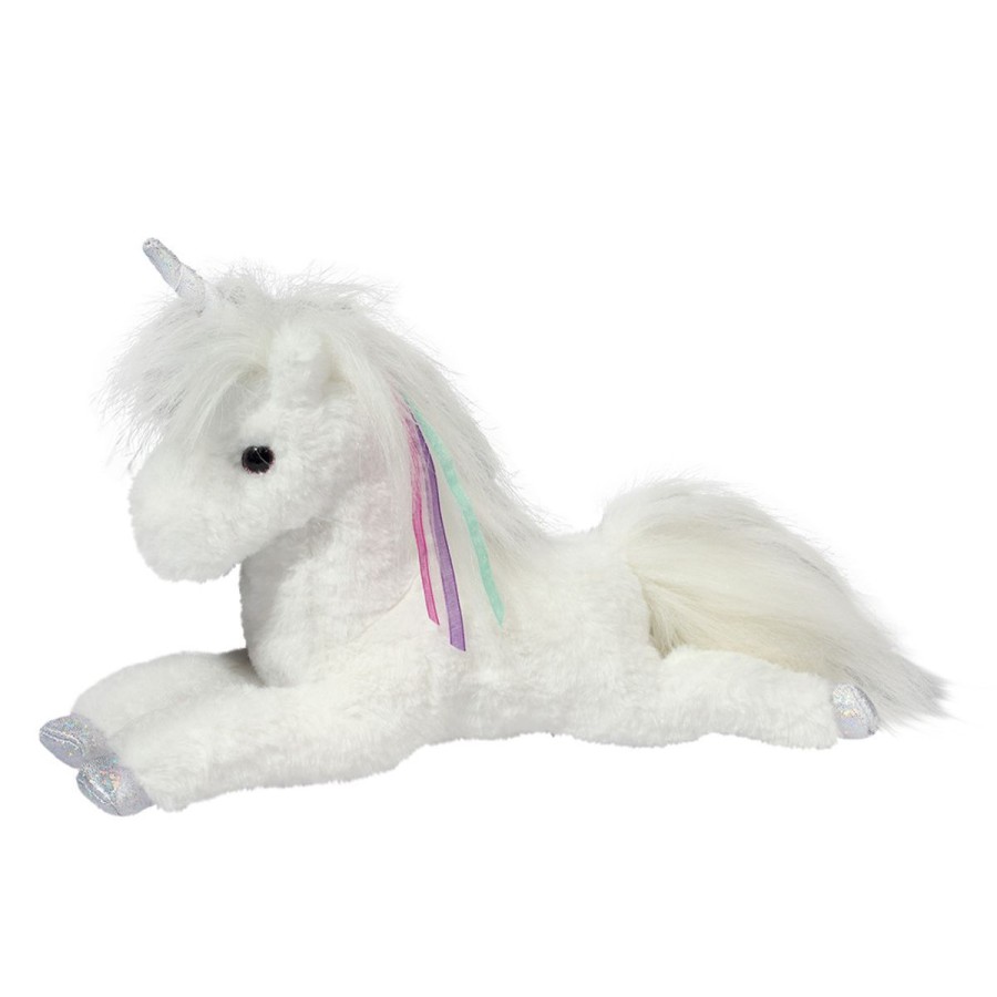 Douglas Cuddle Toys Unicorns & Fantasy Horses | Thea White Unicorn