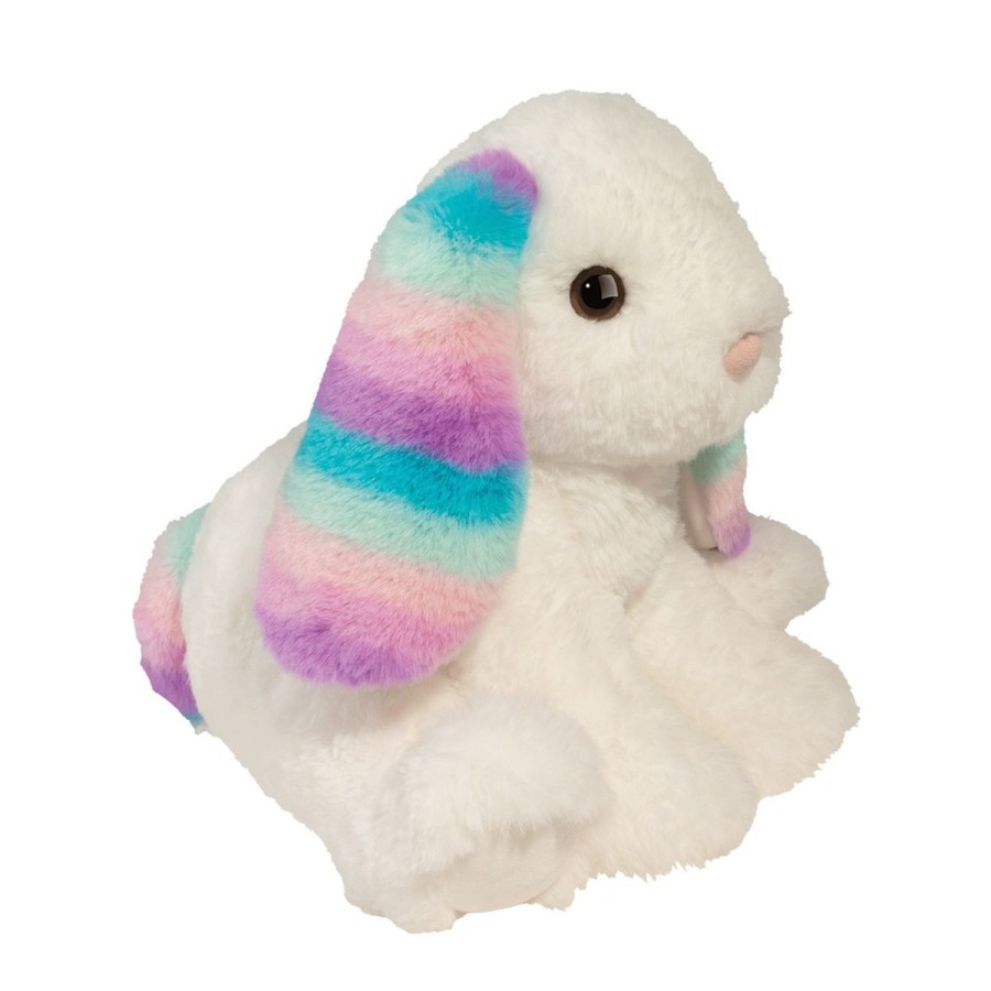 Douglas Cuddle Toys Farm | Livie Rainbow Bunny, Large