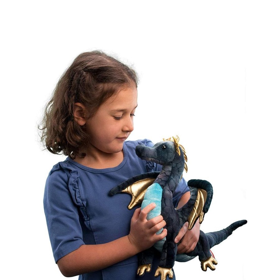 Douglas Cuddle Toys Dragons | Aragon Navy Dragon