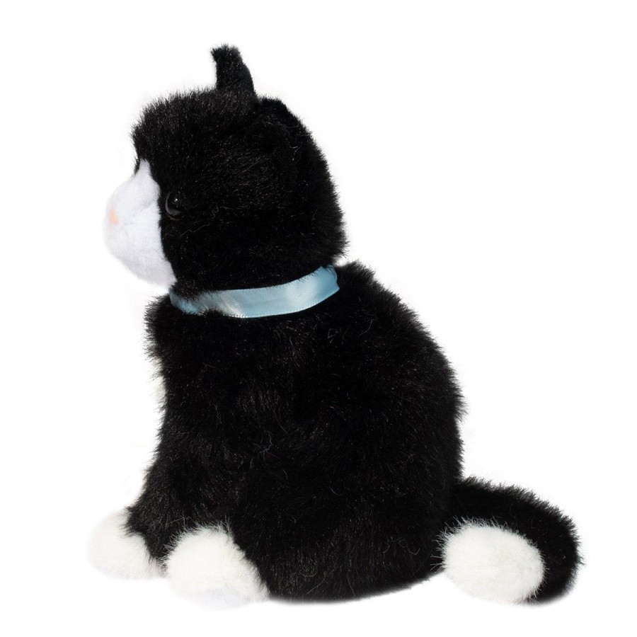 Douglas Cuddle Toys Cats | Mini Black & White Cat