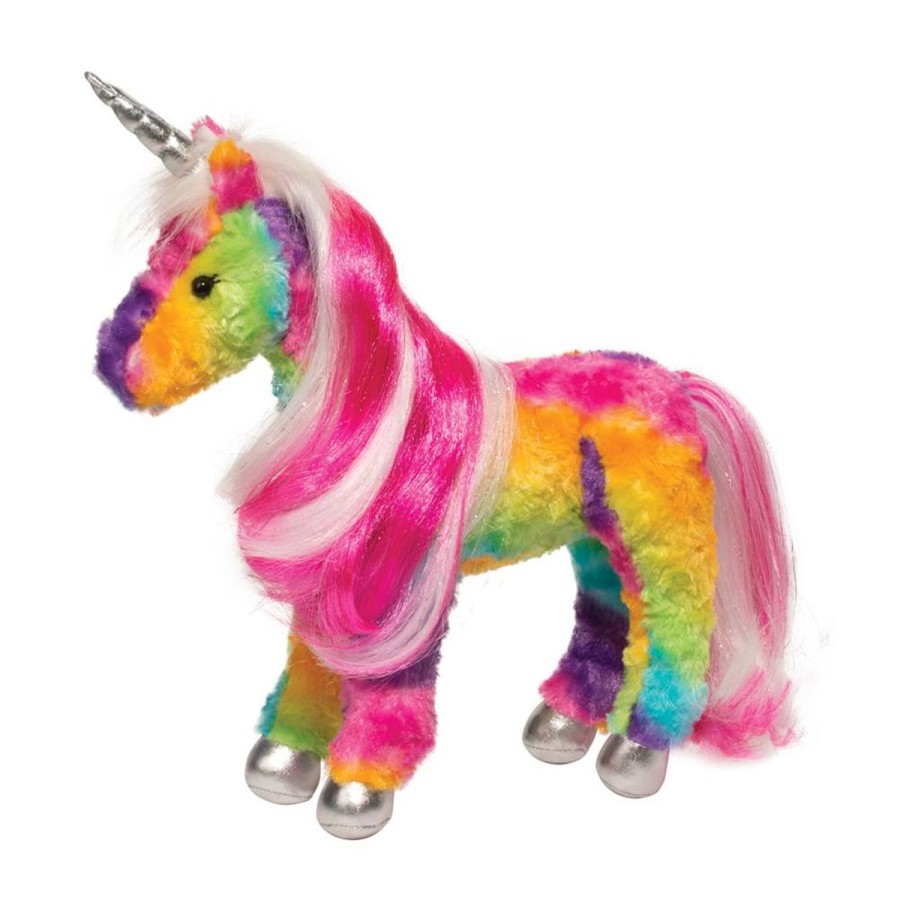 Douglas Cuddle Toys Unicorns & Fantasy Horses | Joy Rainbow Princess Unicorn