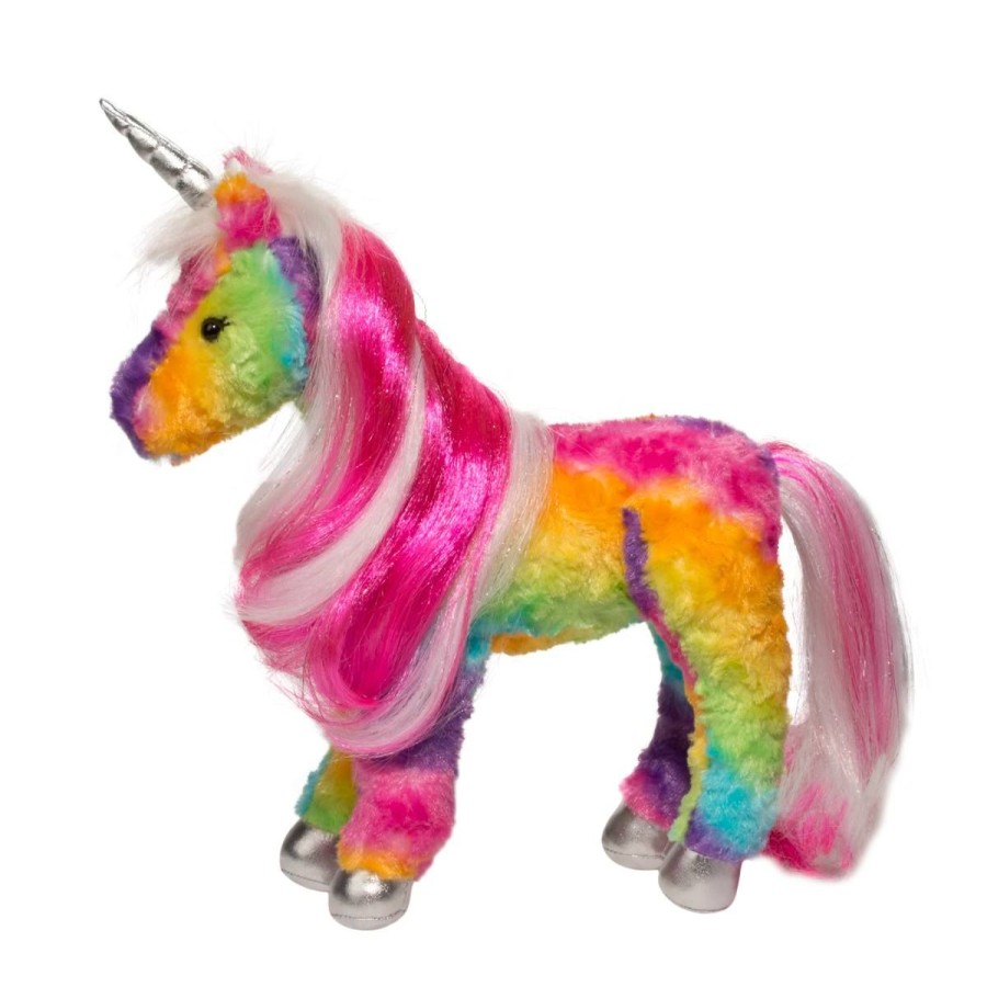 Douglas Cuddle Toys Unicorns & Fantasy Horses | Joy Rainbow Princess Unicorn