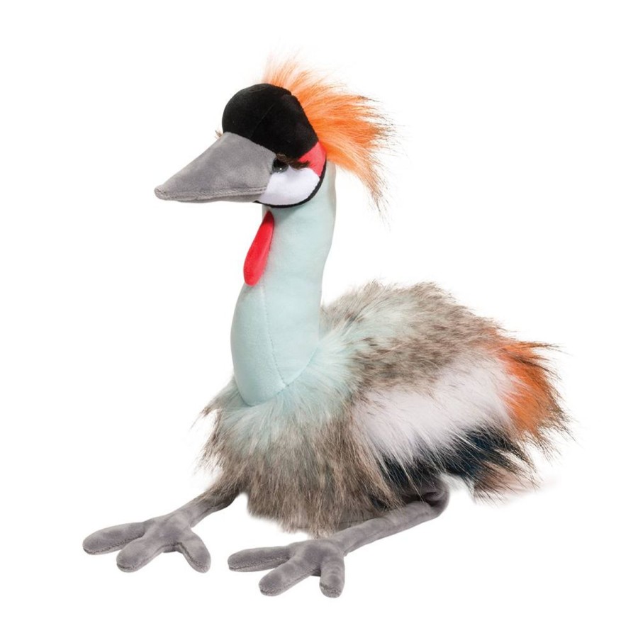 Douglas Cuddle Toys Wildlife | Nia African Crowned Crane