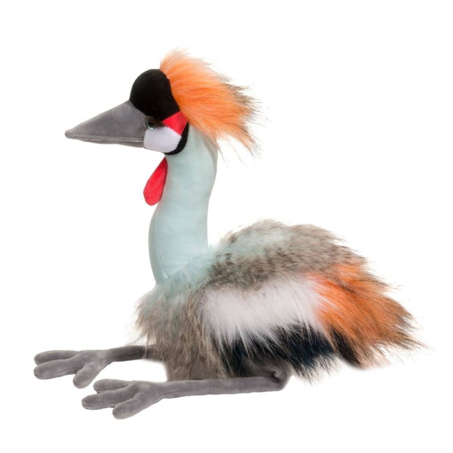 Douglas Cuddle Toys Wildlife | Nia African Crowned Crane